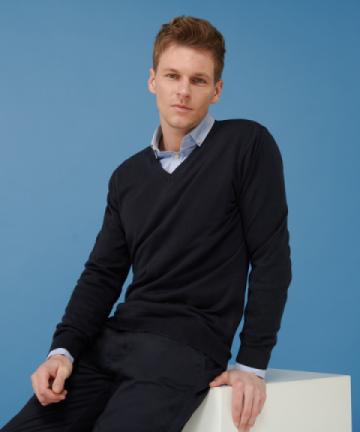 Henbury 12 Gauge V-Neck Jumper Henbury 12 Gauge V-Neck Jumper