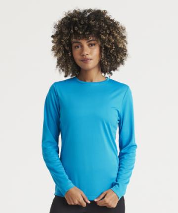 AWDis Just Cool Girlie Long Sleeve Cool T-Shirt AWDis Just Cool Girlie Long Sleeve Cool T-Shirt