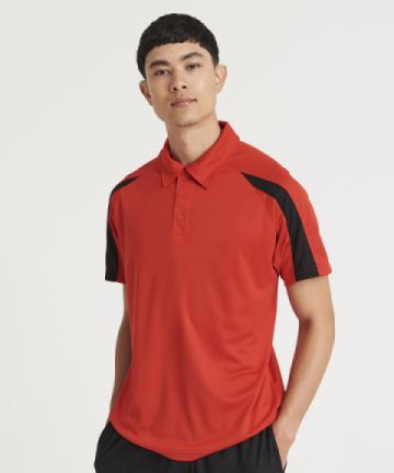 AWDis JC043 Just Cool Contrast Cool Polo Shirt AWDis JC043 Just Cool Contrast Cool Polo Shirt