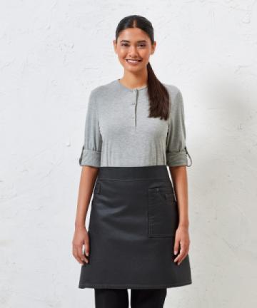 Premier Division Waxed-Look Denim Waist Apron Premier Division Waxed-Look Denim Waist Apron