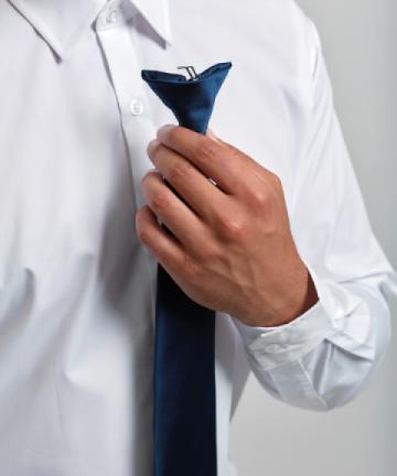 Premier 'Colours' satin clip tie Premier 'Colours' satin clip tie