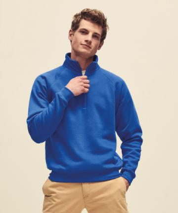 Fruit of the Loom Premium 70/30 Zip-Neck Sweatshirt Fruit of the Loom Premium 70/30 Zip-Neck Sweatshirt