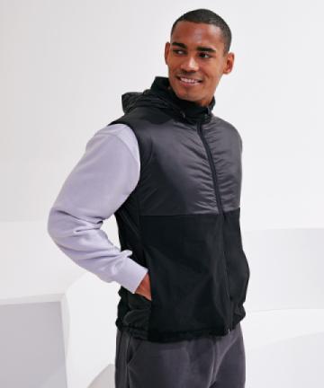 TriDri Men's insulated hybrid gilet TriDri Men's insulated hybrid gilet