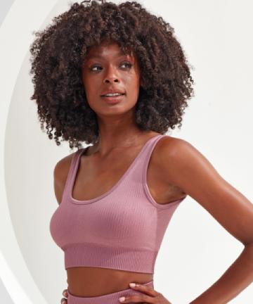 TR213 Women's TriDri® Ribbed Seamless 3D fit Multi-Sport Bra TR213 Women's TriDri® Ribbed Seamless 3D fit Multi-Sport Bra