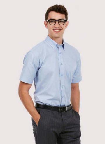 Uneek UC702 Mens Pinpoint Oxford Half Sleeve Shirt Uneek UC702 Mens Pinpoint Oxford Half Sleeve Shirt