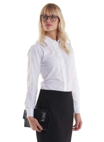 Uneek UC703 Ladies Pinpoint Oxford Full Sleeve Shirt Uneek UC703 Ladies Pinpoint Oxford Full Sleeve Shirt