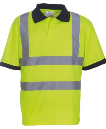 Yoko Hi-Vis Short Sleeve Polo Yoko Hi-Vis Short Sleeve Polo
