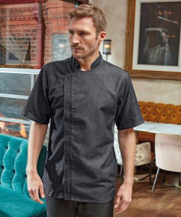 Premier Chef's zip-close short sleeve jacket Premier Chef's zip-close short sleeve jacket
