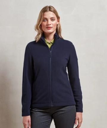 Premier Women’s ‘Recyclight’ full-zip microfleece Premier Women’s ‘Recyclight’ full-zip microfleece