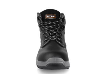 titan holton black safety boot front