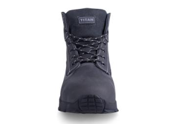 titan jaguar black safety boot front