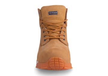 titan jaguar honey safety boot front