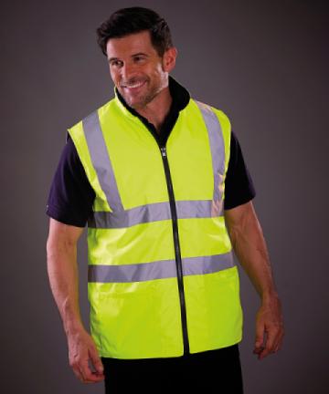 Yoko YK041 Hi-vis reversible fleece bodywarmer (HV008F) Yoko YK041 Hi-vis reversible fleece bodywarmer (HV008F)