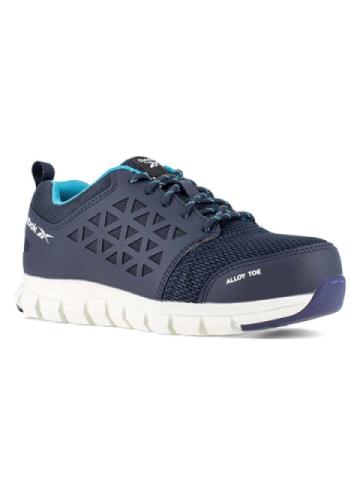 Reebok Women's Excel Light Navy/Teal S1P Composite Safety Trainer Reebok Women's Excel Light Navy/Teal S1P Composite Safety Trainer
