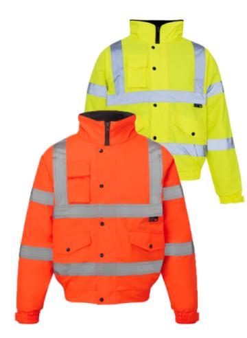 Supertouch Hi Vis Standard Storm Bomber Jacket Supertouch Hi Vis Standard Storm Bomber Jacket