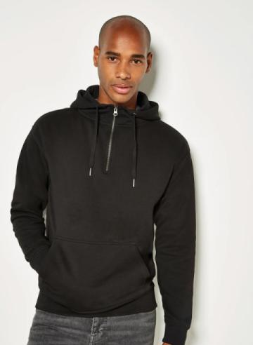Kustom Kit Regular Fit 1/4 Zip Hoodie Kustom Kit Regular Fit 1/4 Zip Hoodie