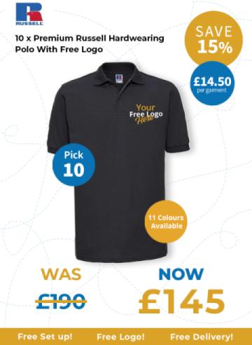10 premium russell hardwearing polo bundle 19 08 2025 10 premium russell hardwearing polo bundle 19 08 2025