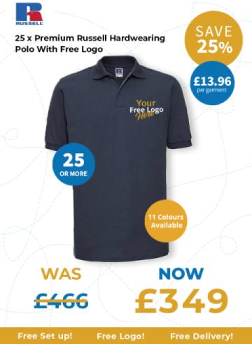 25 premium russell hardwearing polo bundle 19 08 2025 25 premium russell hardwearing polo bundle 19 08 2025