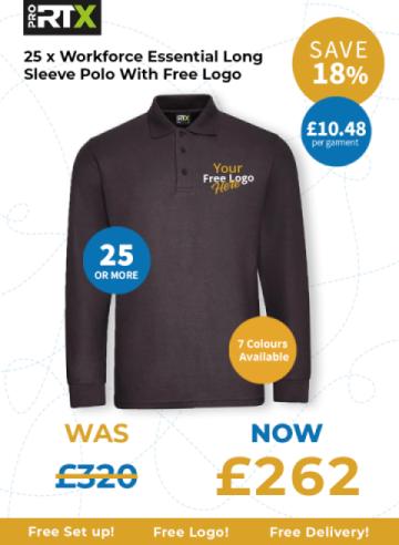 25 workforce essential long sleeve polo bundle 15 08 2025 25 workforce essential long sleeve polo bundle 15 08 2025