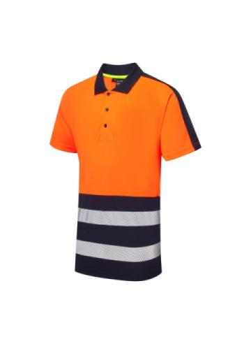 Supertouch Essentials Hi-Vis Eco Coolair 2 Tone Polo Shirt Supertouch Essentials Hi-Vis Eco Coolair 2 Tone Polo Shirt