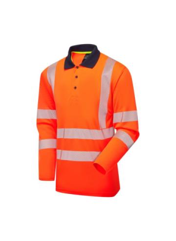 Supertouch Essentials Hi-Vis Eco CoolMax Long Sleeve Polo Supertouch Essentials Hi-Vis Eco CoolMax Long Sleeve Polo
