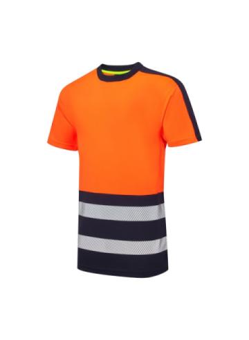 Supertouch Essentials Hi Vis Eco Coolair 2 Tone T-Shirt Supertouch Essentials Hi Vis Eco Coolair 2 Tone T-Shirt