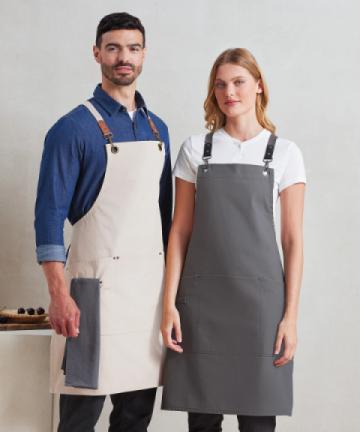 Premier Clip ‘n’ Clasp cross-back bib apron Premier Clip ‘n’ Clasp cross-back bib apron