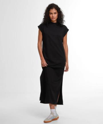 Build Your Brand Women’s Sorona long extended shoulder dress Build Your Brand Women’s Sorona long extended shoulder dress