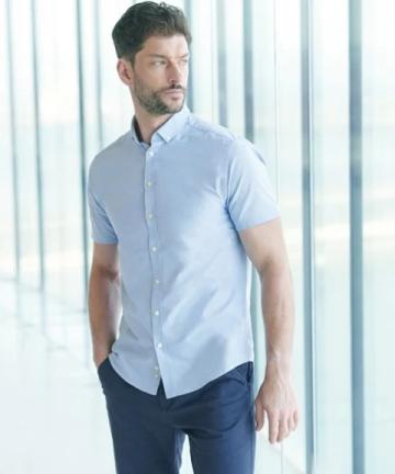 Henbury Modern short sleeve Oxford shirt Henbury Modern short sleeve Oxford shirt