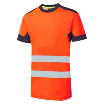 system hi vis eco cottoncool orange t shirt front right system hi vis eco cottoncool orange t shirt front right