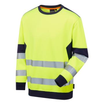 Supertouch System Hi-Vis ECO Crew Neck Sweatshirt Supertouch System Hi-Vis ECO Crew Neck Sweatshirt