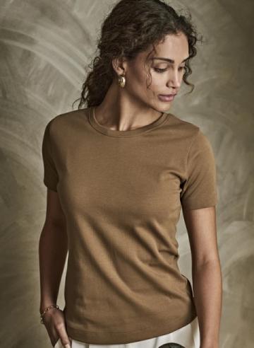 Tee Jays Ladies Interlock T-Shirt (580) Tee Jays Ladies Interlock T-Shirt (580)